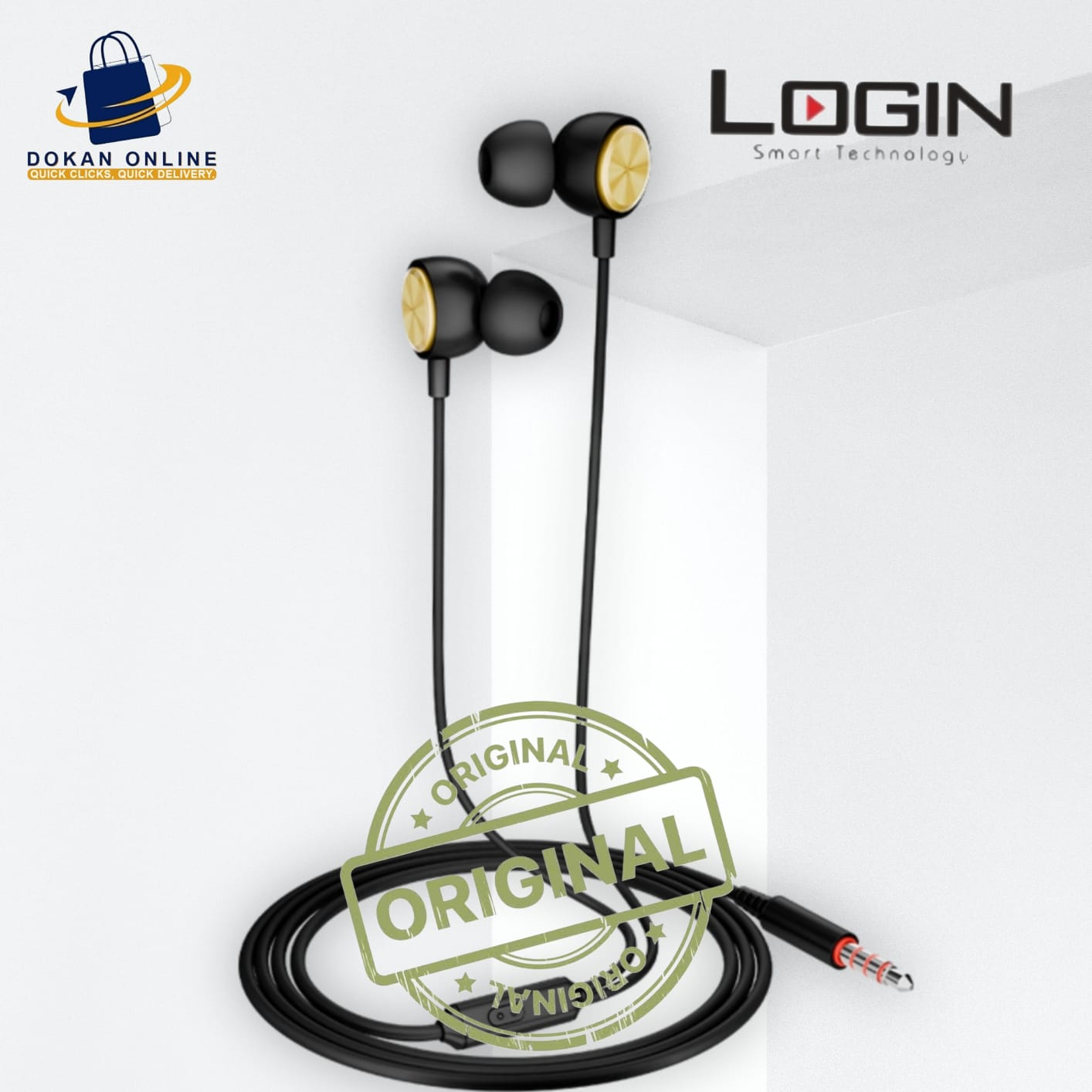 LOGIN L-300 Original Handsfree Hi Bass