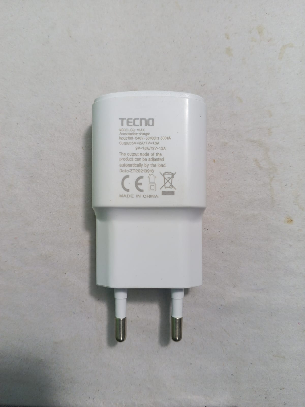TECNO Brand Quick Mini Charger