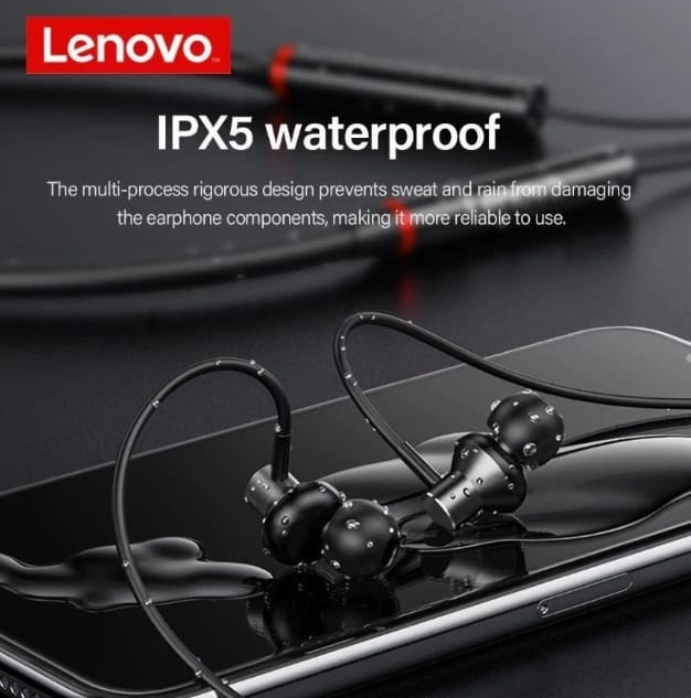LENOVO HE05 Bluetooth Headset Neckband Original