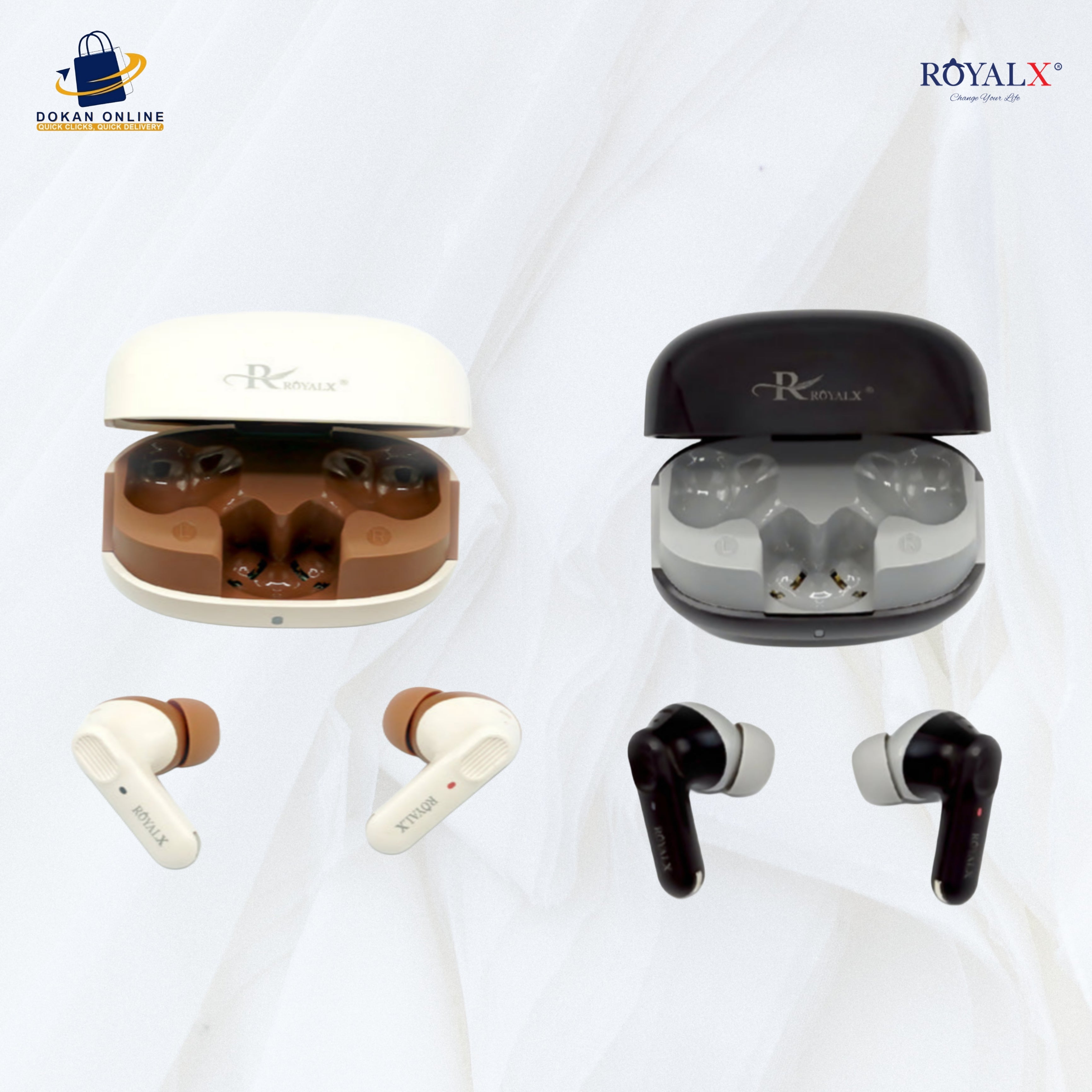 ROYAL X RBT-600 Wireless Earbuds
