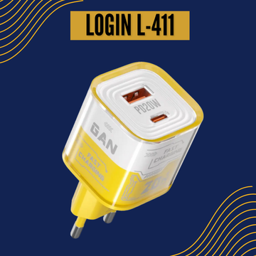 LOGIN Brand GAN 20W Fast Charger L-411