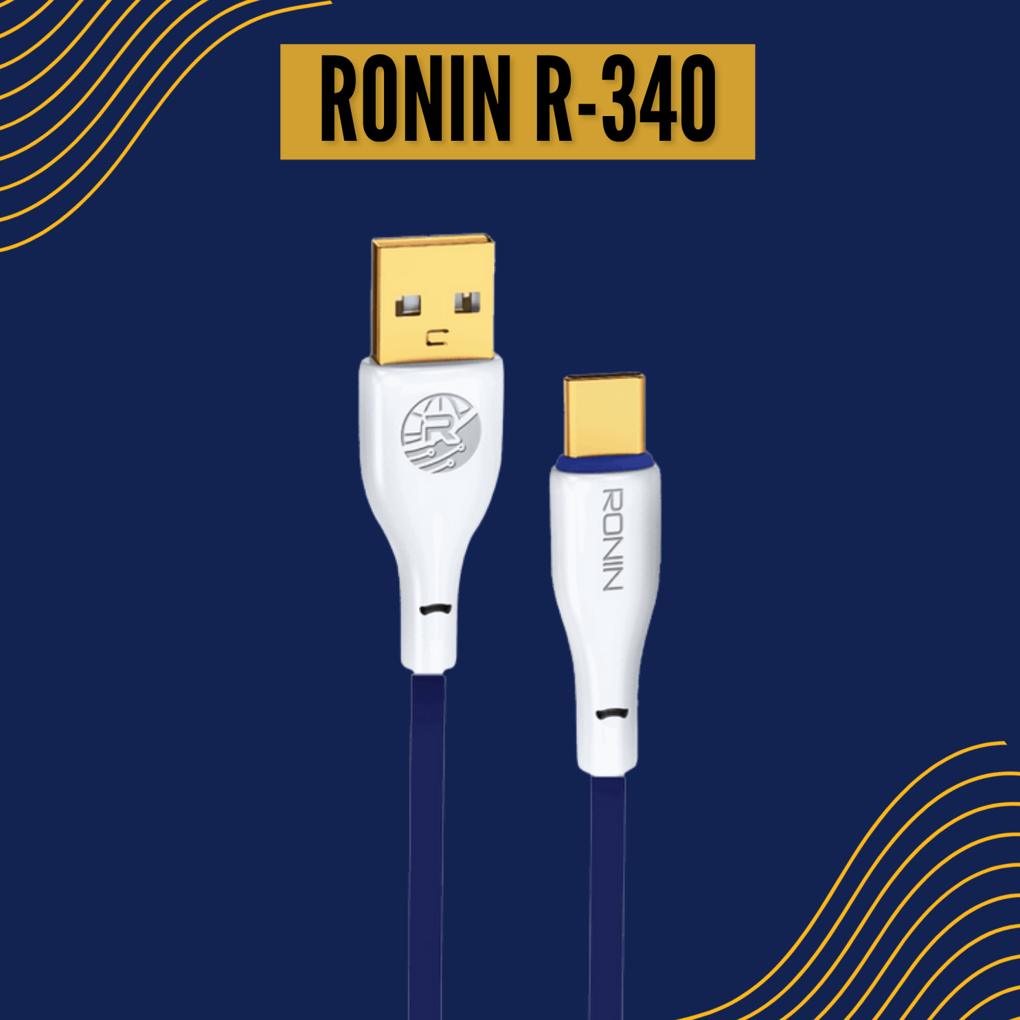 RONIN Brand R-340 Type C Braided Cable