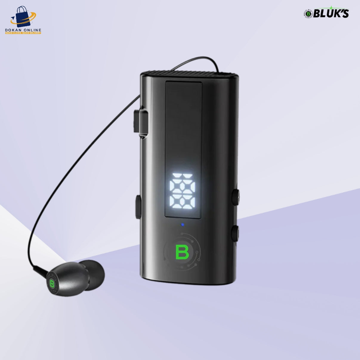 BLUK'S Brand BX-602 CLIPSTER-PRO Wireless Headset